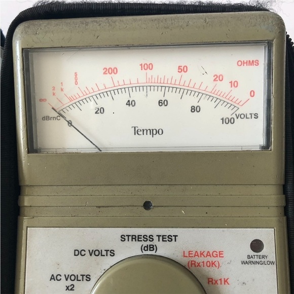 Tempo Sidekick T&N Cable Transmission & Noise Tester Leakage Stress/ 7B - Picture 4 of 13